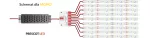 Rozdzielacz mocy LED Prescot Mono 1›9 DC  5–48V 25A