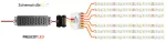 Rozdzielacz mocy LED Prescot CCT 1›6 DC   5–48V 25A