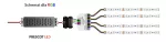 Rozdzielacz mocy LED Prescot RGB 1›4 DC   5–48V 25A