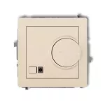 DECO Mechanizm elektronicznego regulatora temperatury z czujnikiem podpodłogowym beżowy