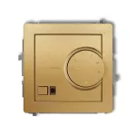 DECO Mechanizm elektronicznego regulatora temperatury z czujnikiem podpodłogowym złoty