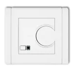 FLEXI Elektroniczny regulator temperatury z czujnikiem podpodłogowym biały