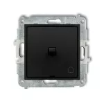 MINI Mechanizm łącznika zwierny dzwonek w stylu amerykańskim czarny mat