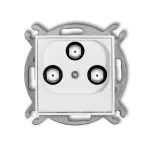 MINI Mechanizm gniazda multimedialnego 3F DATA (Vectra) biały mat