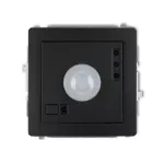DECO Mechanizm elektronicznego czujnika ruchu czarny mat