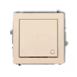 DECO Mechanizm łącznika zwierny dzwonek beżowy