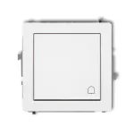 DECO Mechanizm łącznika zwierny dzwonek biały