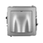 DECO Mechanizm wypustu kablowego srebrny metalik
