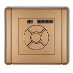 FLEXI Elektroniczny sterownik roletowy (przycisk strefowy) złoty metalik