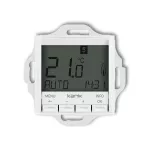 ICON Mechanizm uniwersalnego elektronicznego tygodniowego regulatora temperatury (podświetlenie białe), biały