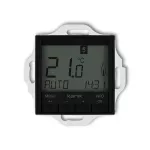ICON Mechanizm uniwersalnego elektronicznego tygodniowego regulatora temperatury (podświetlenie białe), czarny mat