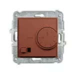 MINI Mechanizm elektronicznego regulatora temperatury z czujnikiem powietrznym terakota