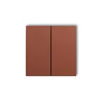 Klawisze podwójne do łączników ICON, MINI (komplet dwóch sztuk) terakota