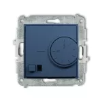 MINI Mechanizm elektronicznego regulatora temperatury z czujnikiem podpodłogowym navy blue