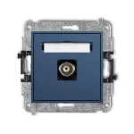 MINI Mechanizm gniazda pojedynczego BNC navy blue