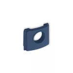 Zaślepka z wpustem do rurki fi 18 mm do puszki natynkowej pojedynczej PUO-1 navy blue