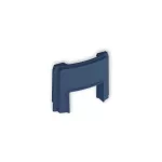 Zaślepka z wpustem do korytka 25x15 mm do puszki natynkowej pojedynczej PUO-1 navy blue
