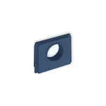 Zaślepka z wpustem do rurki fi 18 mm do puszki natynkowej pojedynczej PUK-1 / PUZ-1 navy blue