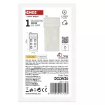 Dekoracje - domek ceramiczny 1 LED, 16 cm, 1x CR2032, ciepła biel, IP20, timer