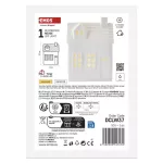 Dekoracje - domek ceramiczny 1 LED, 18 cm, 1x CR2032, IP20, ciepła biel, IP20, timer