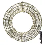 Dekoracje - wianek, 480 diod LED, ciepła biel, IP44