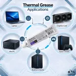 Qoltec Pasta termoprzewodząca 3.17 W/m-K | 100g | Srebrna