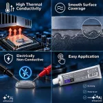 Qoltec Profesjonalna pasta termoprzewodząca 4.63 W/m-K | 100g | Szara