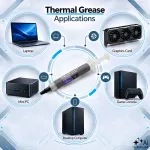 Qoltec Profesjonalna pasta termoprzewodząca 11 W/m-K | 2g | Szara