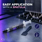 Qoltec Profesjonalna pasta termoprzewodząca 11 W/m-K | 2g | Szara