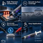 Qoltec Profesjonalna pasta termoprzewodząca 11 W/m-K | 2g | Szara