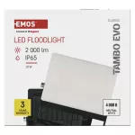 Naświetlacz LED TAMBO EVO, 20 W, 2000 lm, IP65, czarny