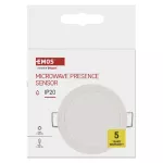 Mikrofalowy czujnik obecności IP20 24GHZ 2000W, biały