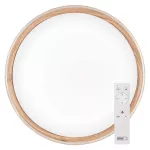 Oprawa LED nawierzchniowa ILVI, okrągła 30 W, regulacja jasności + CCT, drewno