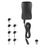 Zasilacz impulsowy 1000mA z wymiennymi końcówkami, USB