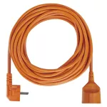 Przedłużacz 10 m / 1 gniazdo / pomarańczowy / PVC / 250 V / 1,5 mm2