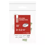 Złączka dźwigniowa boczna 4 mm2, 10 szt