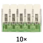 Złączka dźwigniowa boczna 4 mm2, 10 szt