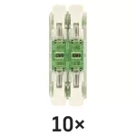 Złączka dźwigniowa liniowa 4× 0,2–4 mm2, 10 szt