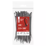 Opaska zaciskowa 100×2,5, czarna, 100 szt