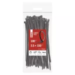 Opaska zaciskowa 150×3,5, czarna, 100 szt