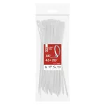 Opaska zaciskowa 250×4,8, biała, 100 szt
