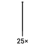 Opaska zaciskowa 450×7,6, czarna, 25 szt