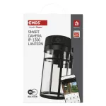 GoSmart Zewnętrzna kamera obrotowa IP-1300 LANTERN z WiFi i lampą, czarna