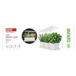 Lampa LED GROW do uprawy roślin 7 W, timer, ściemnialna, biała