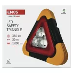 Trójkąt ostrzegawczy ładowalny COB LED + RED LED