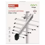 Antena uniwersalna VILLAGE FISH–V700, DVB-T2, filtr LTE/4G/5G