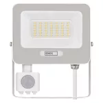 Naświetlacz LED GLARO PIR 30 W, biały, IP54, 3000 lm, neutralna biel