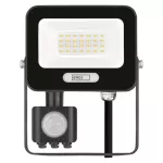 Naświetlacz LED GLARO PIR 50 W, czarny, IP54, 2000 lm, neutralna biel