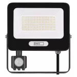 Naświetlacz LED GLARO PIR 50 W, czarny, IP54, 5000 lm, neutralna biel