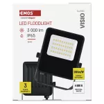 Naświetlacz LED VISIO 20W czarny neutralna biel